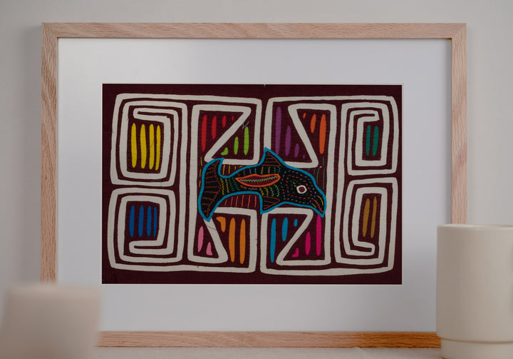 Vintage Blue Fish Aquarium Mola