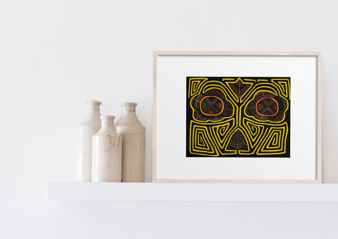 Black and Yellow Fancy Dan with Spinner Hands Mola
