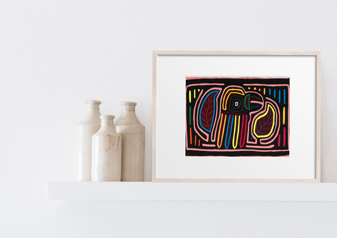 Golden Crest Toucan Bird Mola