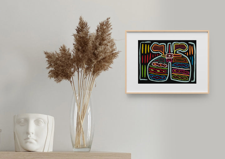 Tropical Mangoes with Leaves Mola