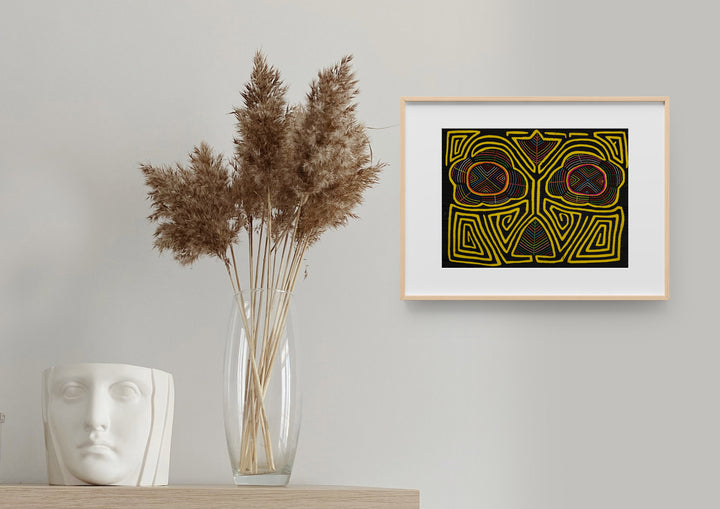 Black and Yellow Fancy Dan with Spinner Hands Mola