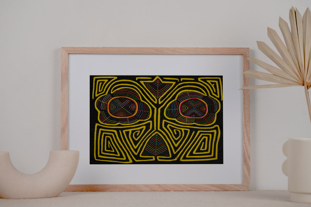 Black and Yellow Fancy Dan with Spinner Hands Mola