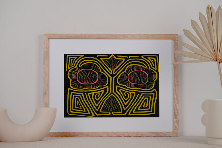 Black and Yellow Fancy Dan with Spinner Hands Mola