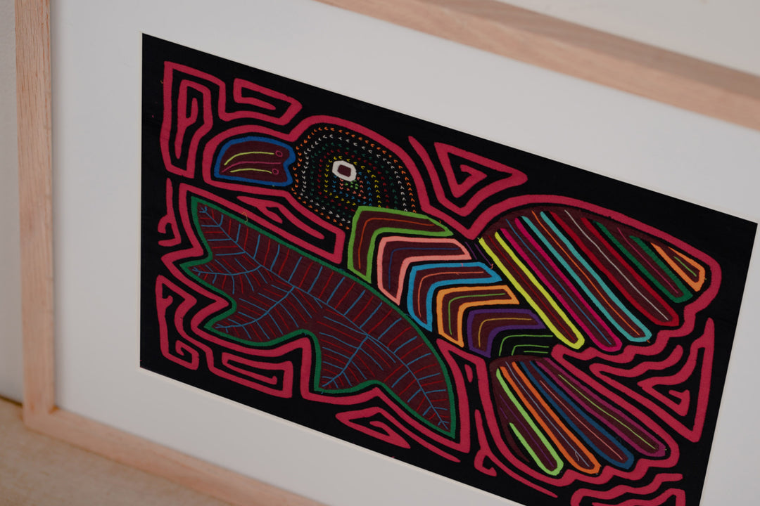 Rosy Red Peace Dove Bird with Olive Branch Mola