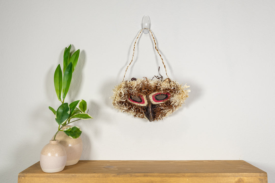 Brown Spectacled Owl Mask