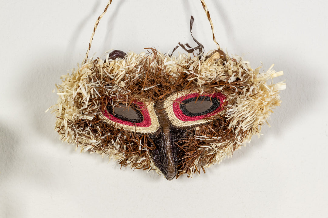 Brown Spectacled Owl Mask