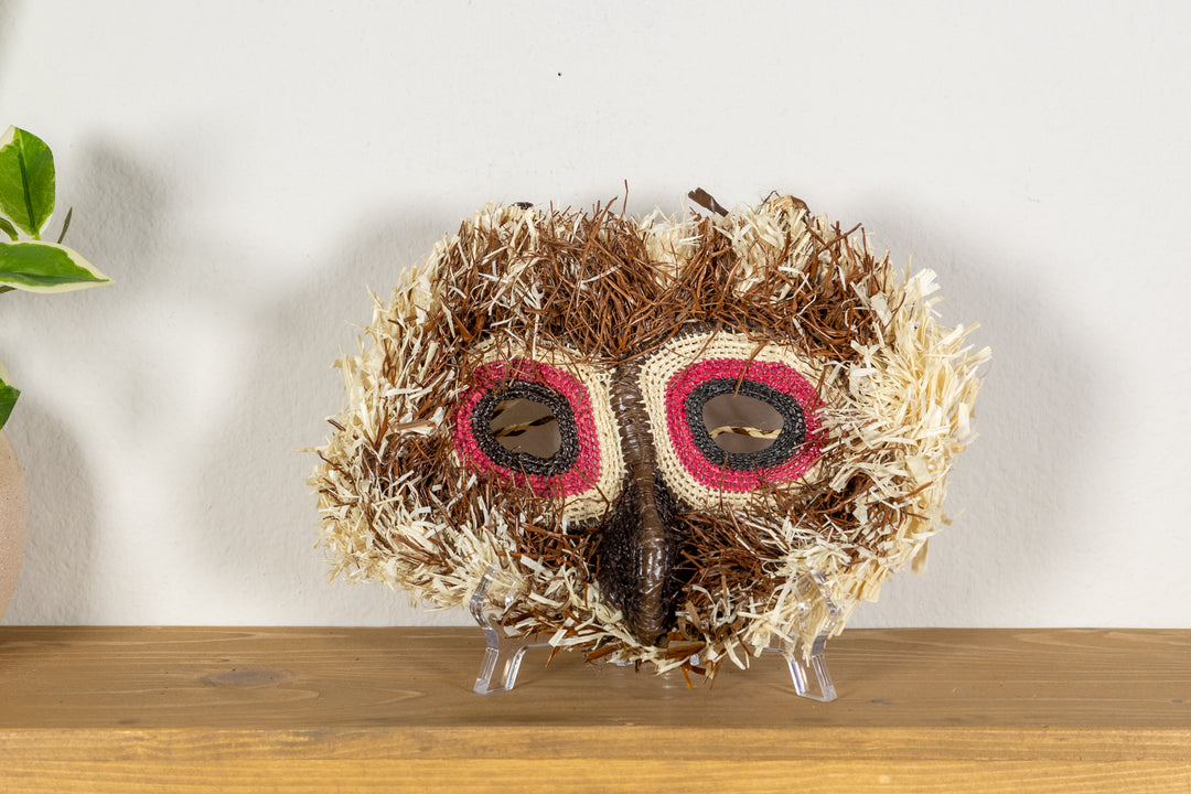 Brown Spectacled Owl Mask