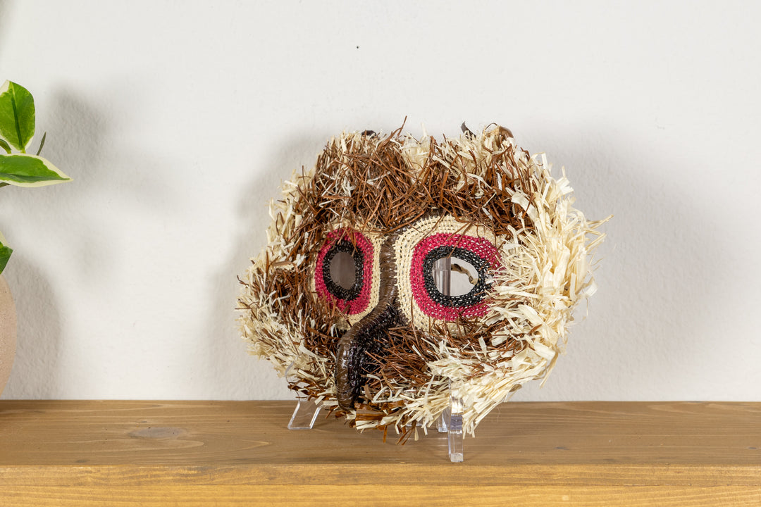 Brown Spectacled Owl Mask