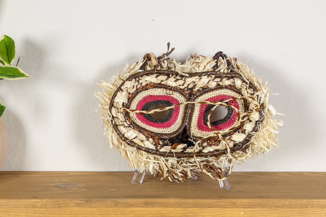 Brown Spectacled Owl Mask