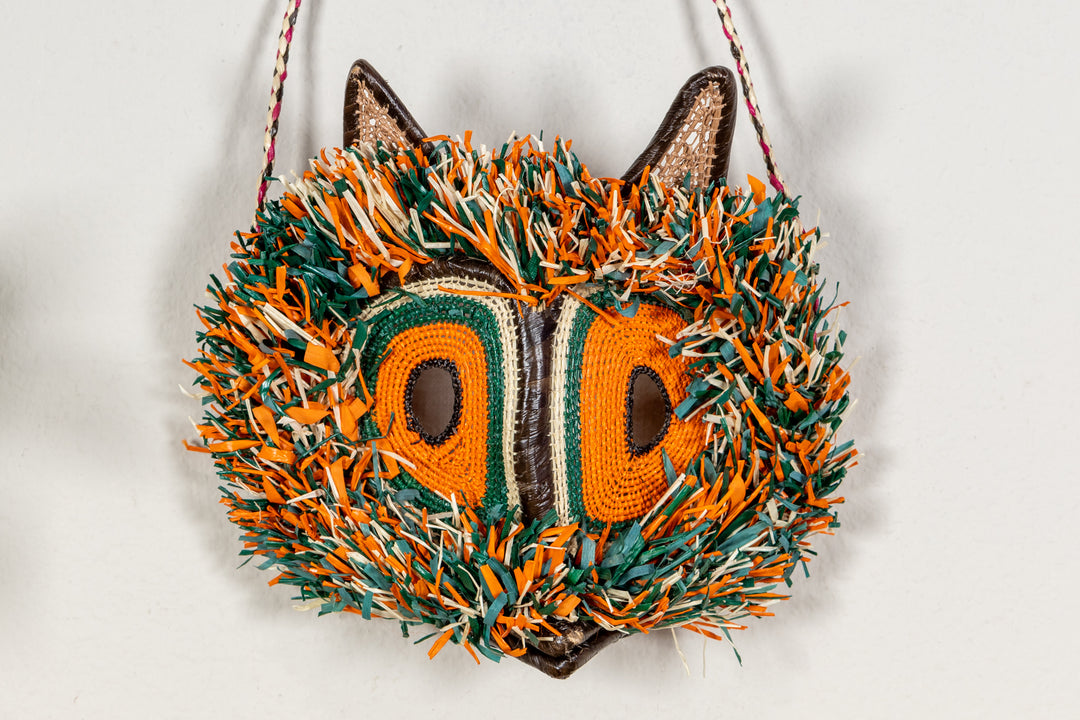 Orange-Eyed Bornean Owl Mask