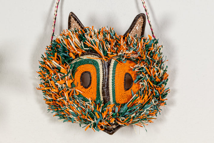 Orange-Eyed Bornean Owl Mask