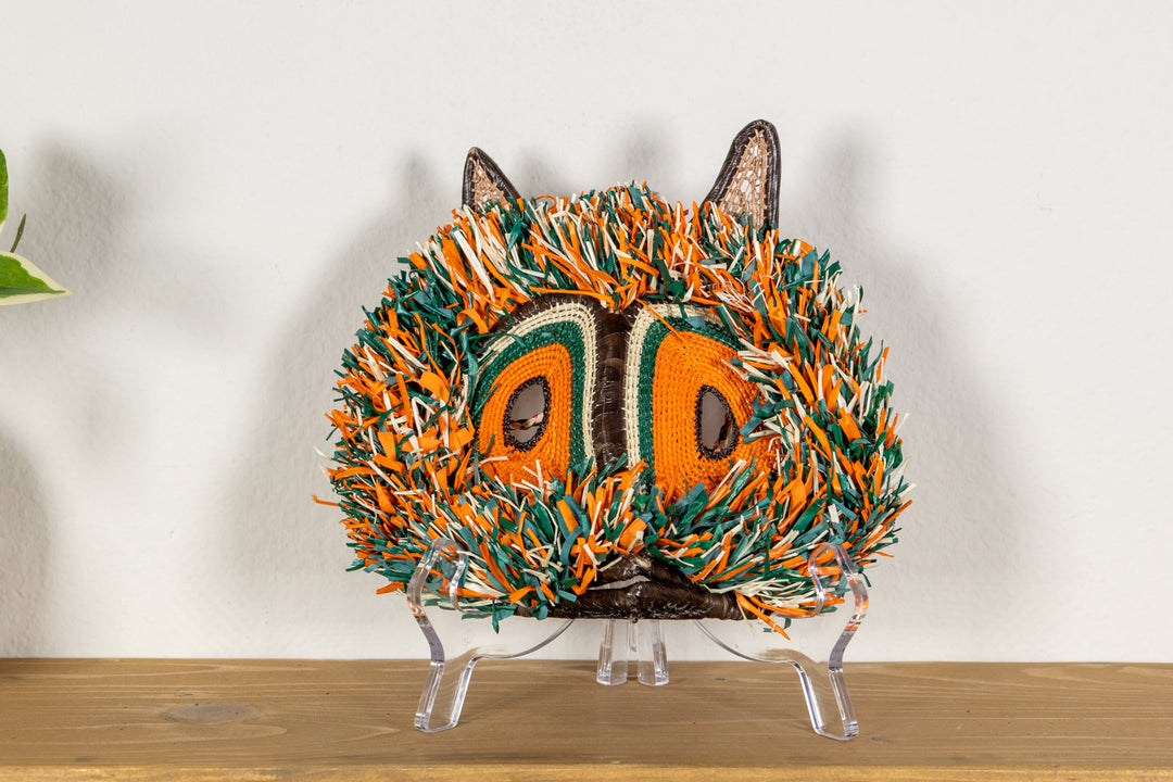 Orange-Eyed Bornean Owl Mask