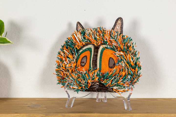 Orange-Eyed Bornean Owl Mask