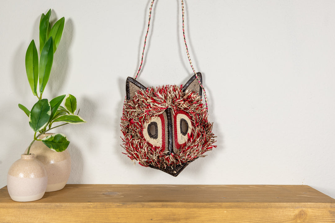 Red Barn Owl Mask