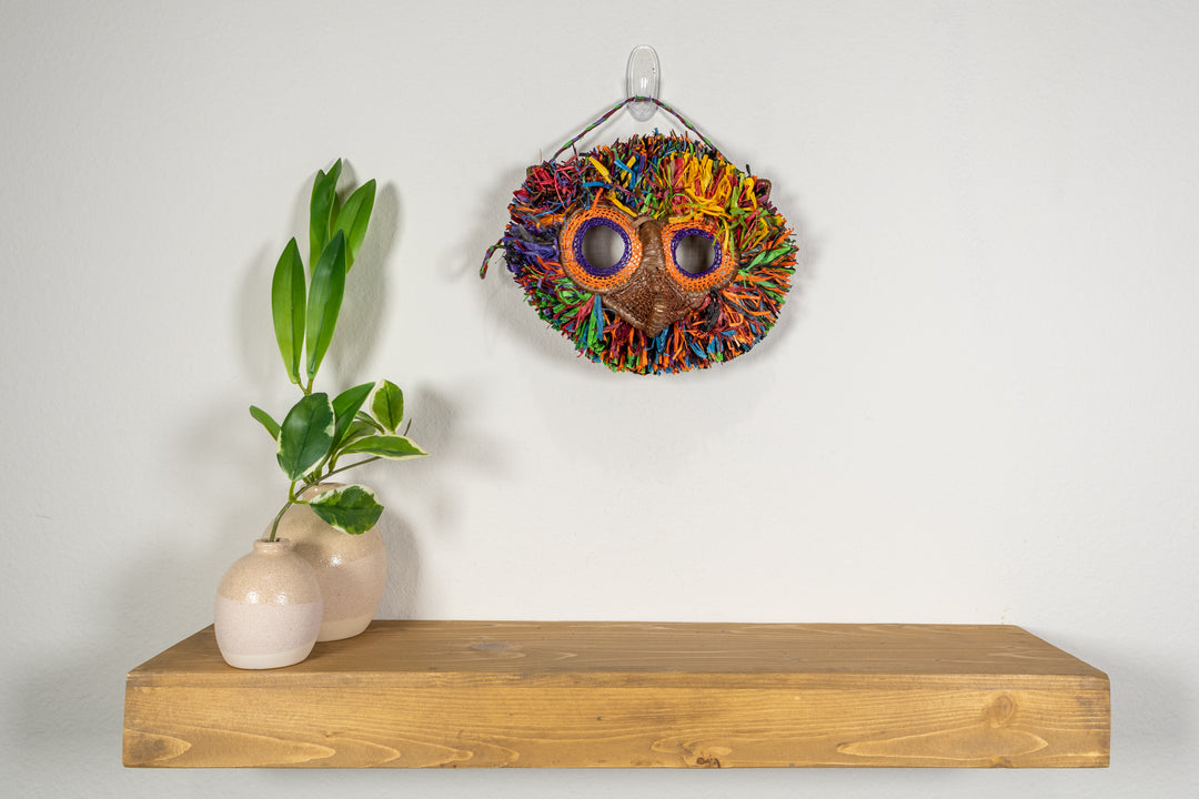 Rainbow Colors Owl Mask