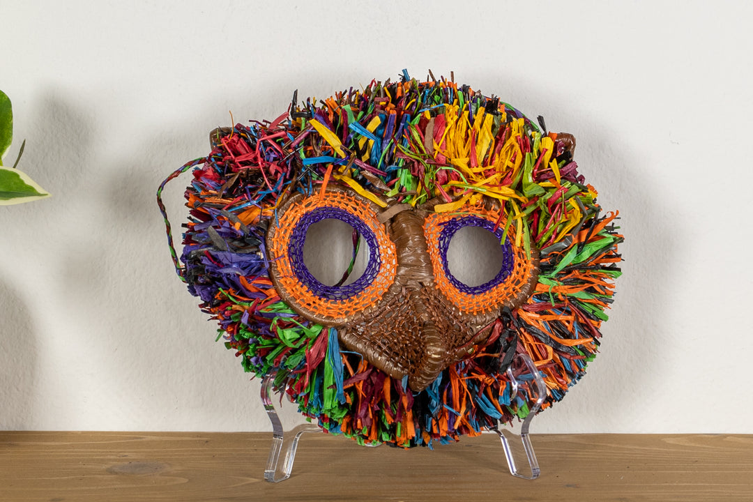 Rainbow Colors Owl Mask