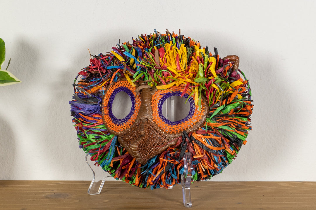 Rainbow Colors Owl Mask