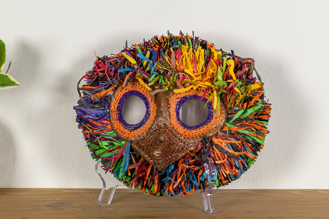 Rainbow Colors Owl Mask