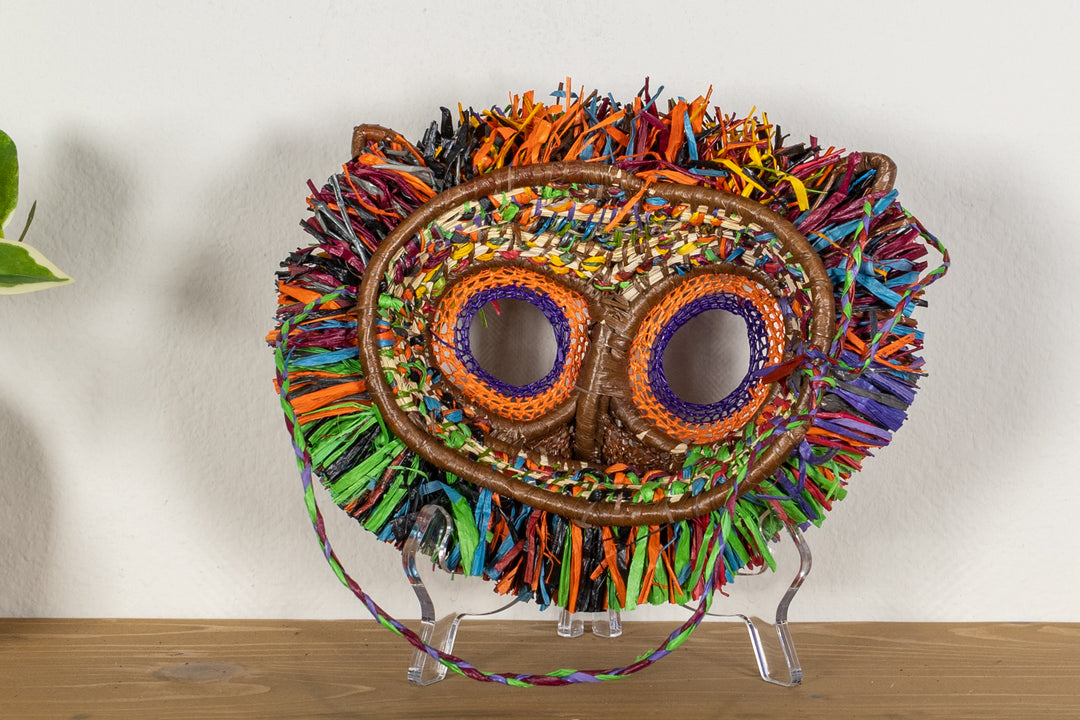 Rainbow Colors Owl Mask
