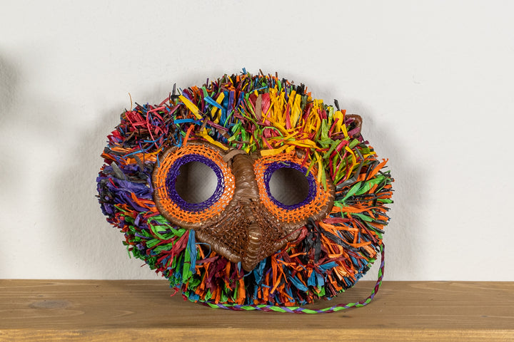Rainbow Colors Owl Mask