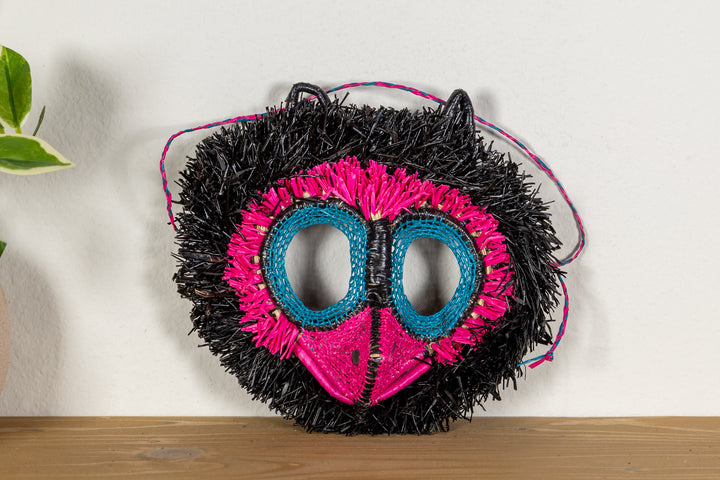 Pink Nightmare Owl Mask