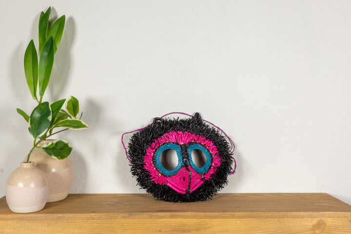 Pink Nightmare Owl Mask
