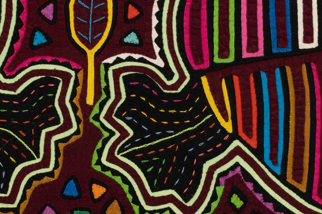 Burgundy Bird Playing Footsie Mola