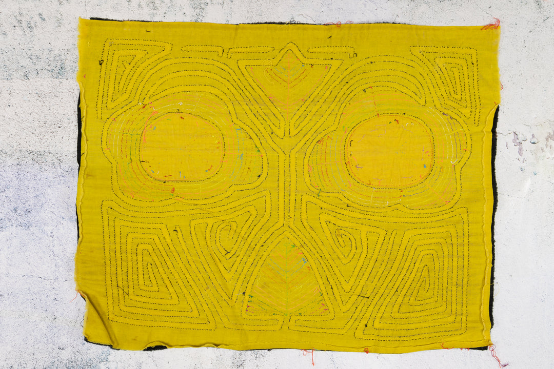 Black and Yellow Fancy Dan with Spinner Hands Mola