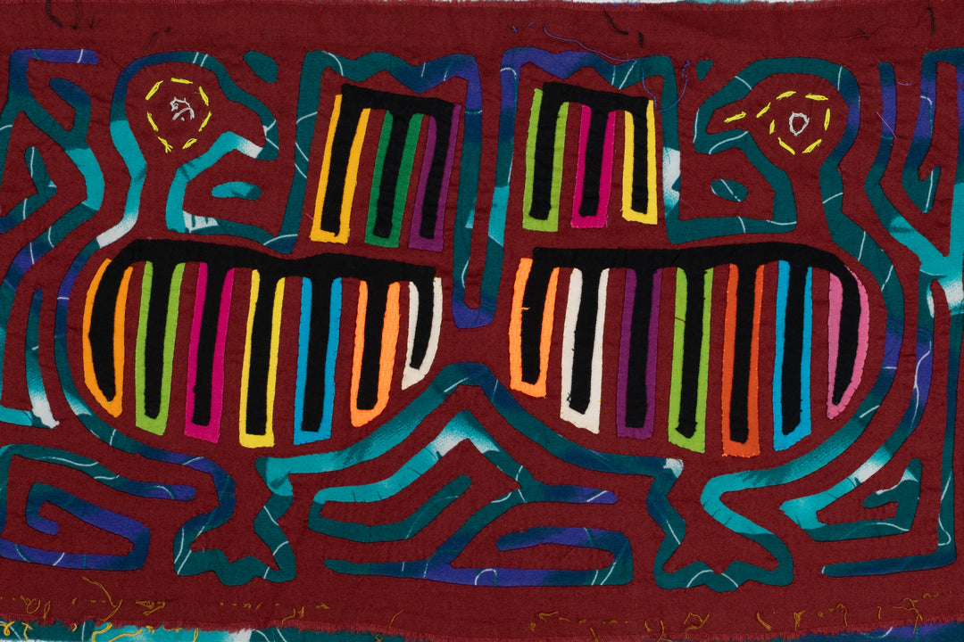 Vintage Rainbow Guinea fowl Bird Mola