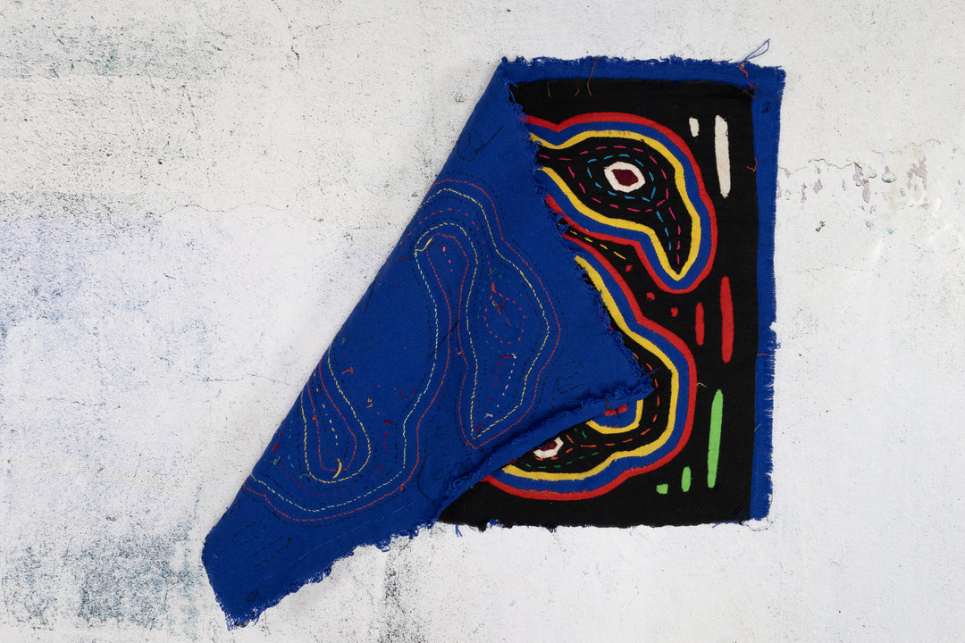 Red Blue And Yellow Two Head Bird Mola