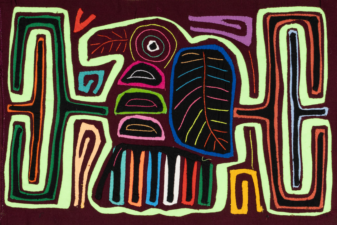 Parrot Bird on Swing Mola