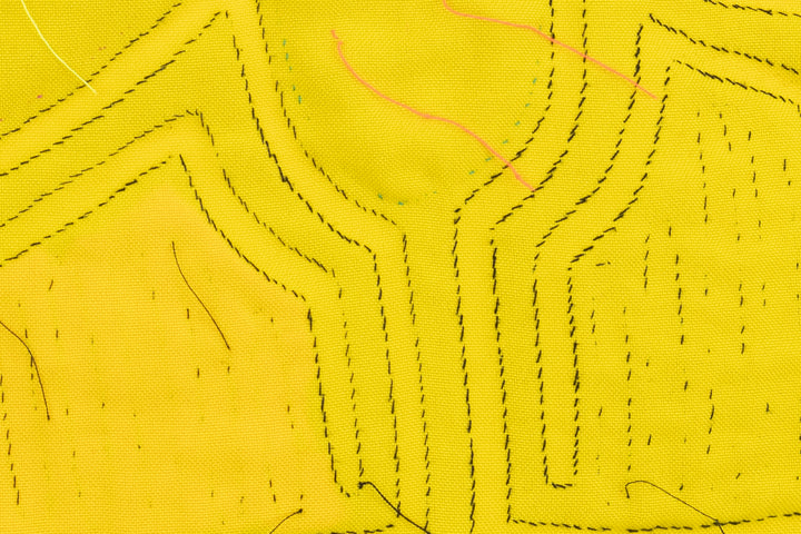 Handmade Four Leaf Clover Panama Mola