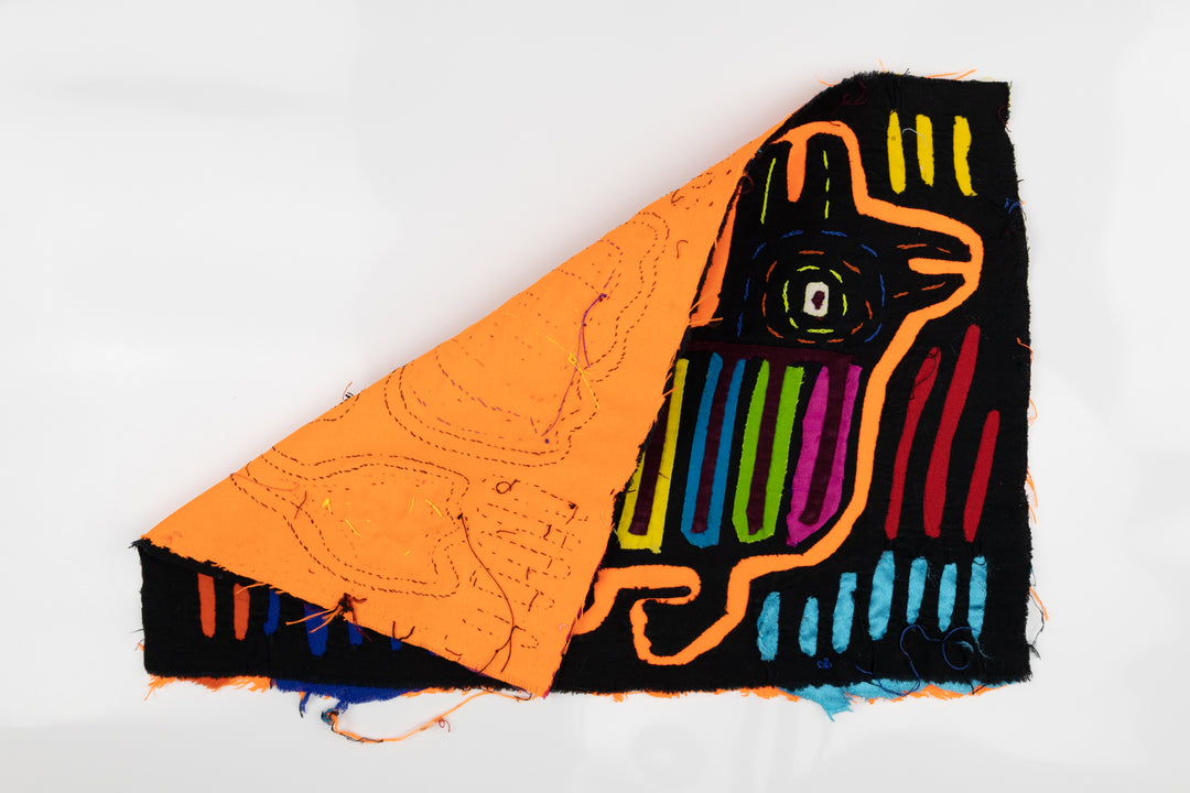 Handmade Puppy Dog Panama Mola