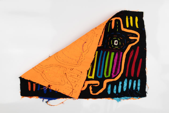 Handmade Puppy Dog Panama Mola