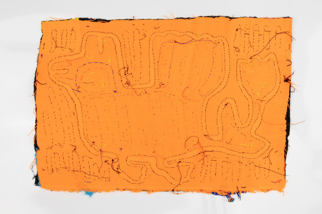 Handmade Puppy Dog Panama Mola