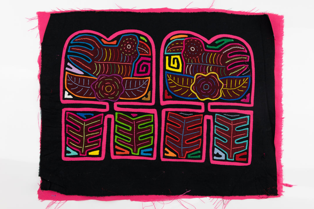 Handmade Bird Nest Panama Mola