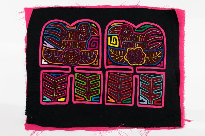 Handmade Bird Nest Panama Mola