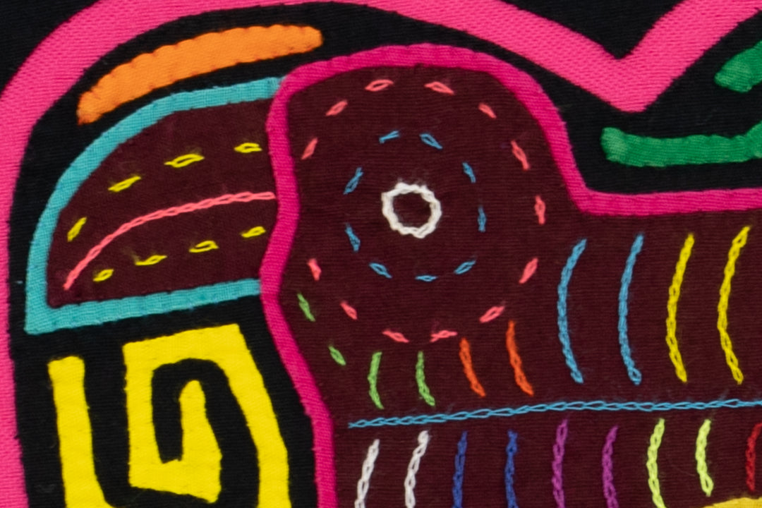 Handmade Bird Nest Panama Mola