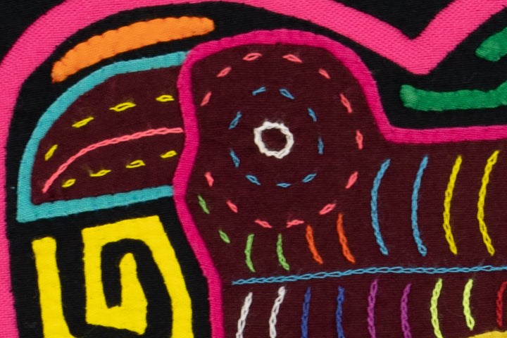 Handmade Bird Nest Panama Mola