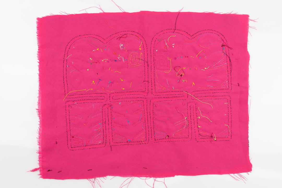 Handmade Bird Nest Panama Mola