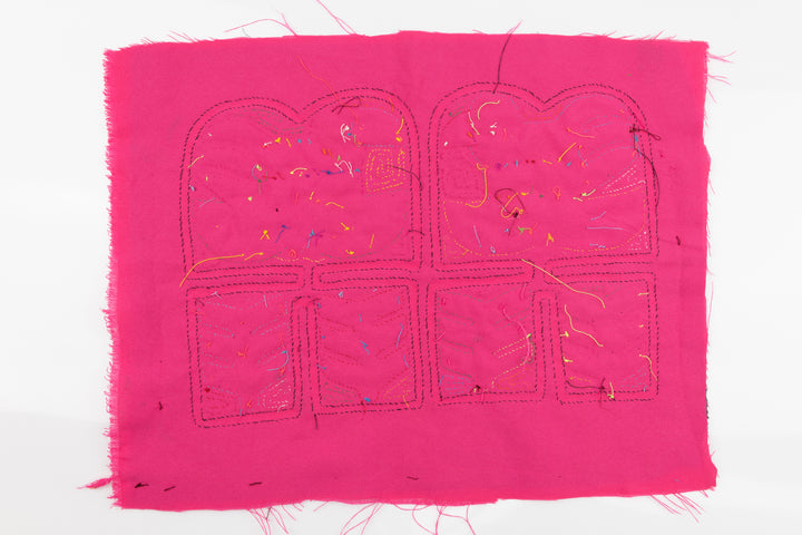 Handmade Bird Nest Panama Mola