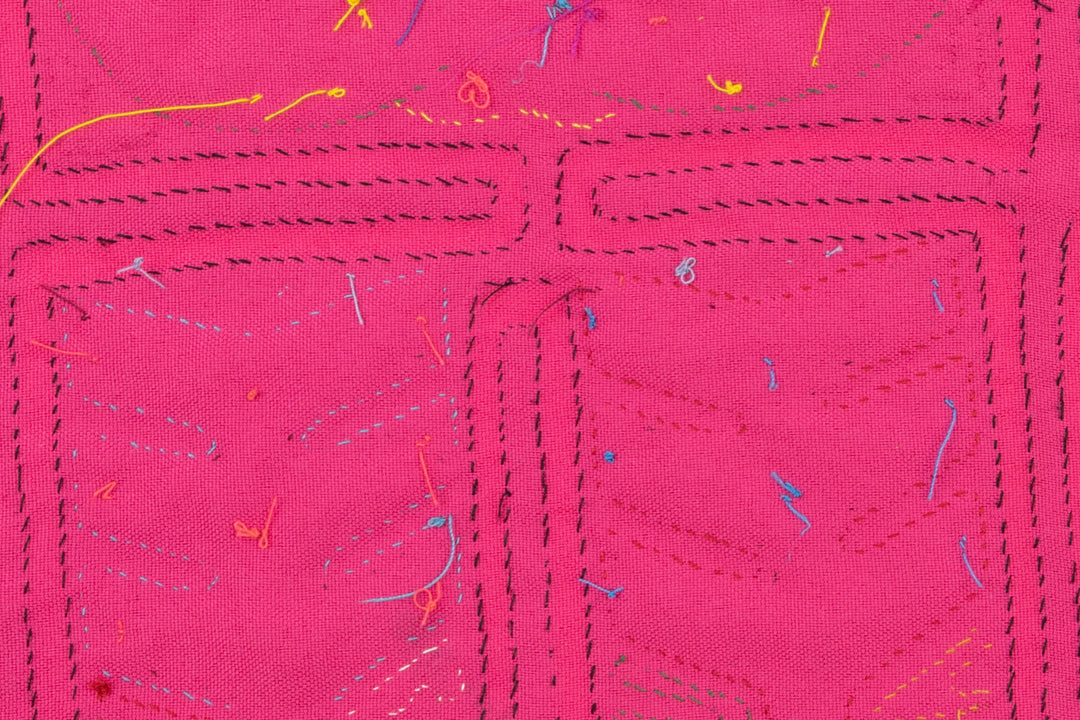 Handmade Bird Nest Panama Mola