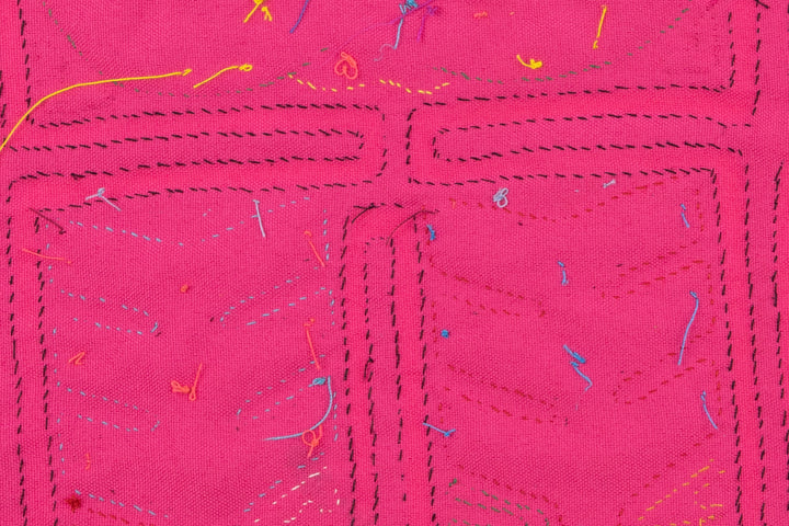 Handmade Bird Nest Panama Mola