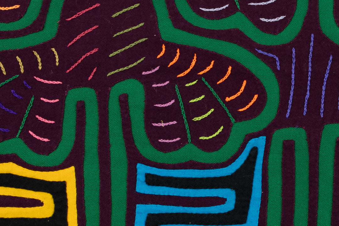 Handmade Bug Eye Prancer Panama Mola