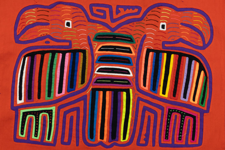 Two Toucan Parrot Bird Panama Mola