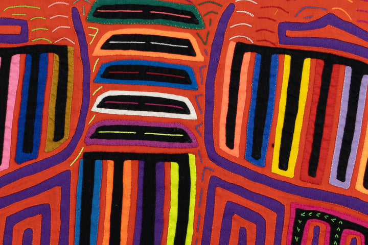 Two Toucan Parrot Bird Panama Mola