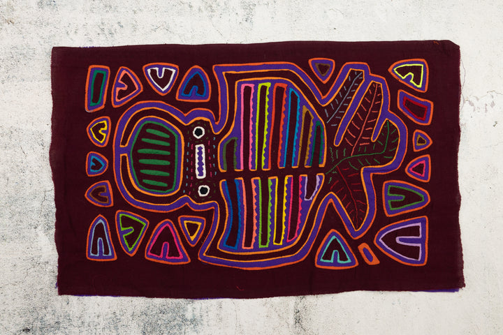 Purple People Eater Panama Mola