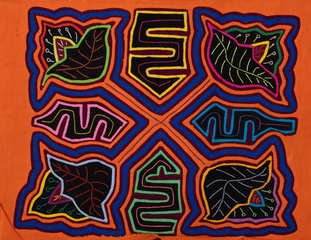 Orange and Blue Garden of Eden Mola