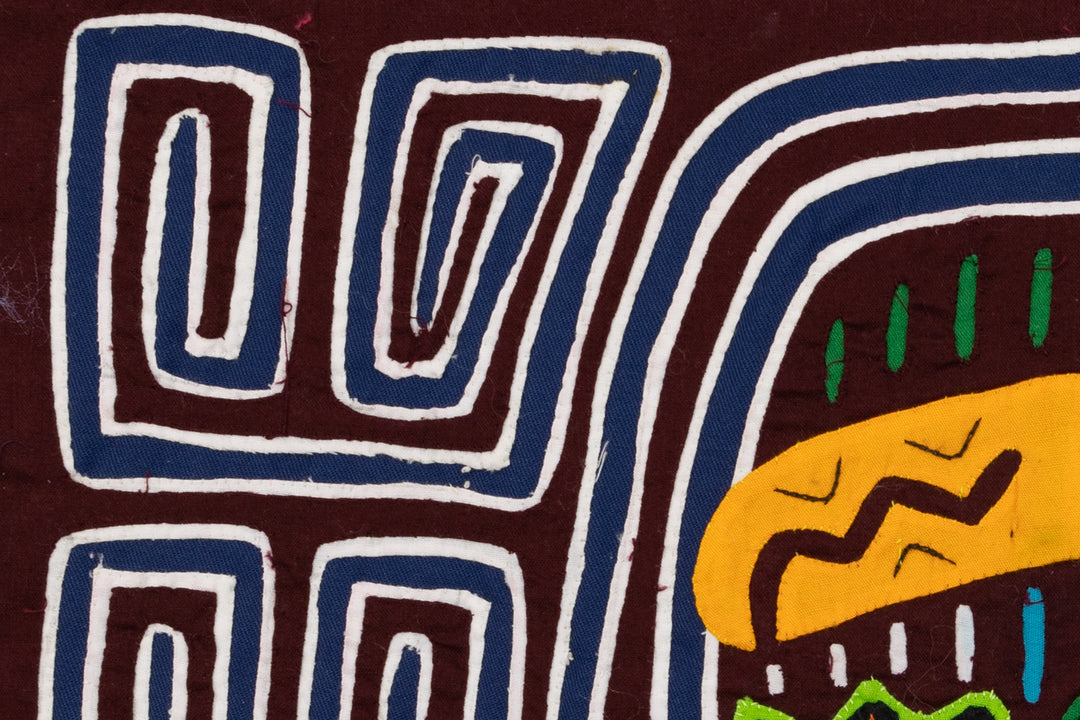 Golden Beak Toucan Bird Panama Mola