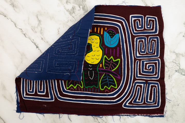 Golden Beak Toucan Bird Panama Mola